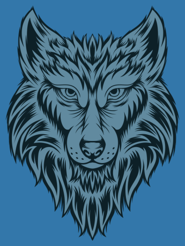 Vintage Pride Wolf