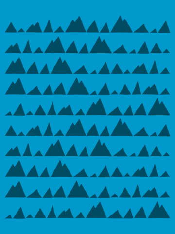 Abstract Mountain Peaks