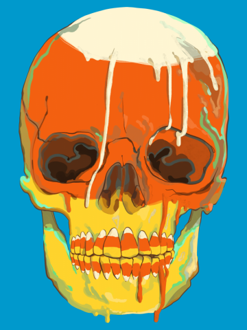 Candy Corn Cranium