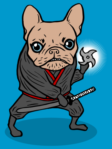 Frenchie Ninja