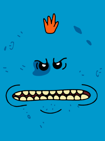 Mr. Meeseeks Angry 