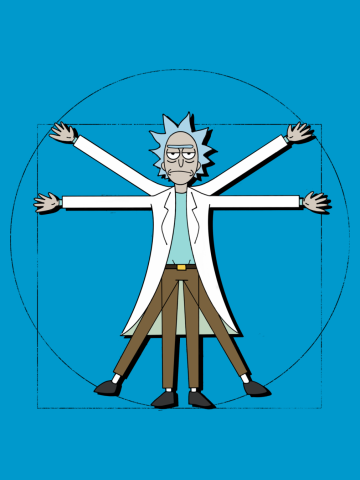 Vitruvian Rick