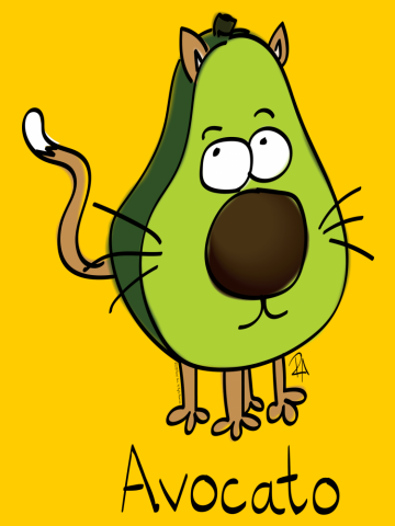 Avocato - Cat plus Avocado