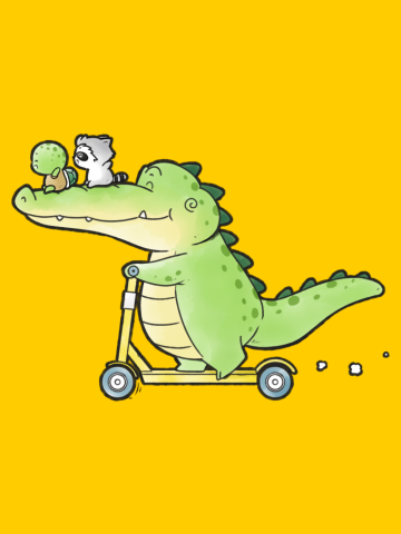 Buddy Gator - Have A Lift,Turtle and Raccoon