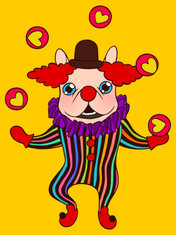 Clown Dog Frenchie entertains you with love and cuteness