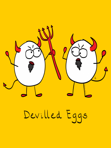 Devilled Eggs - Evil Eggs