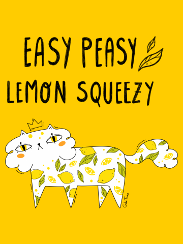 Easy peasy lemon squeezy cat