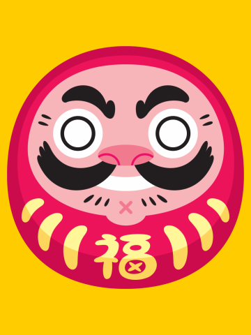 ORIGINAL DARUMA (WISHING VERSION) // SUPADARUMA