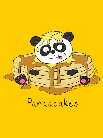 Pandacakes - Panda in a Stack of Pancakes