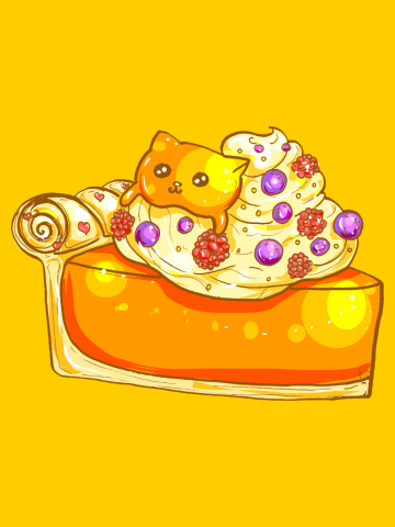 Pumpkin Pie Spaceship Cat