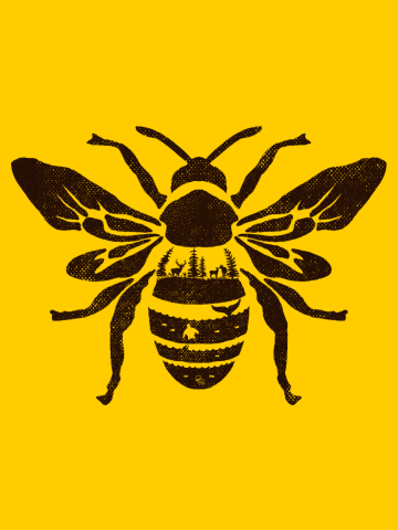 Save the bees plant more trees clean the seas