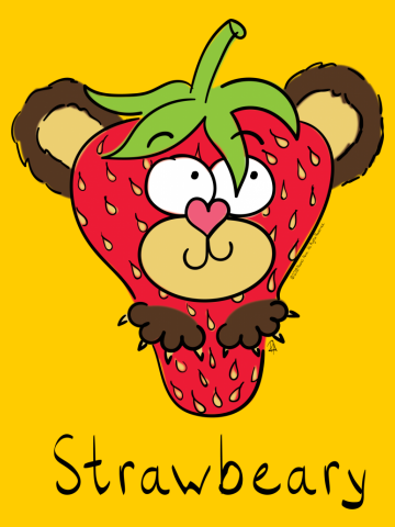 Strawbeary - Strawberry + Bear