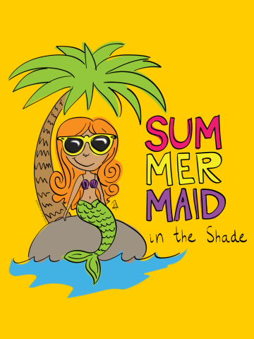 SumMerMaid in the Shade - Summer time Mermaid