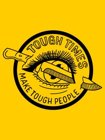 Tough Times (Black Text Option)