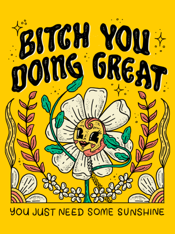 You Doing Great (dark option)