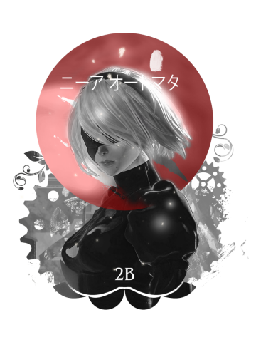 2B Nier: Automata cogwheels world