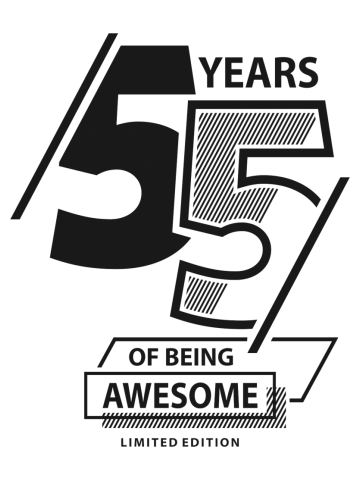 55 Years Of Being Awesome 55th Birthday