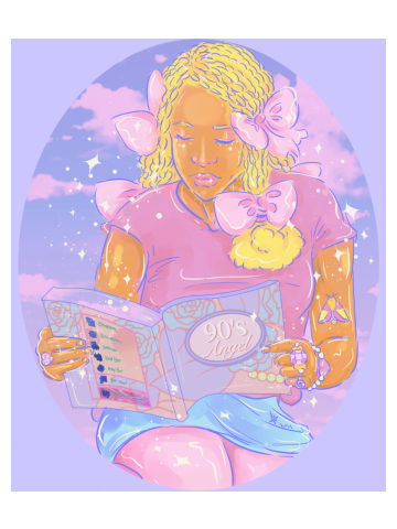 90s Pastel Space Baby ( In Pastel )