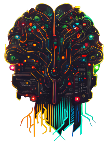 AI Artificial Intelligence Human Electric Brain Tech Science