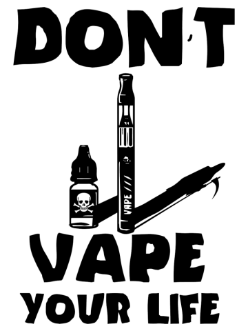 Against Vaping Anti-Vaping Vape Smoker Smoking Don't vape