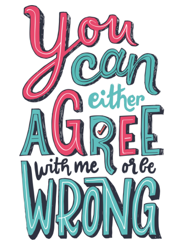 Agree or wrong