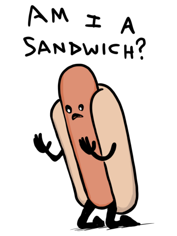 Am I A Sandwich? - Dark Text Variant