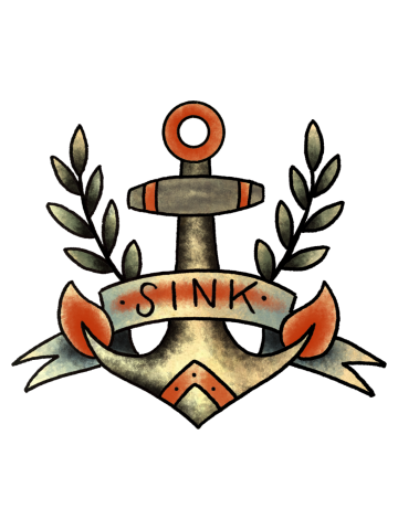 Anchors were made to sink