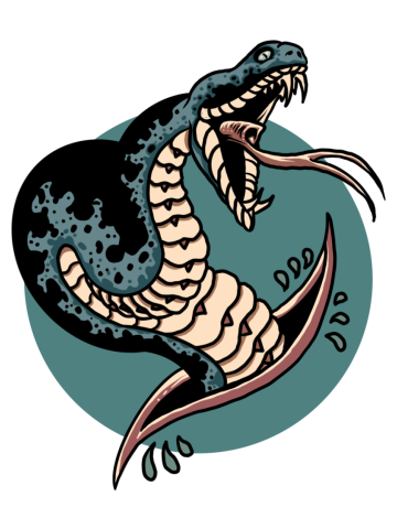 Anger of of snake