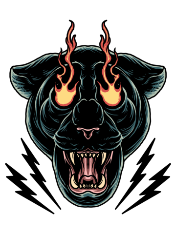 Anger of panther