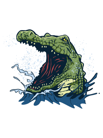 Angry Crocodile