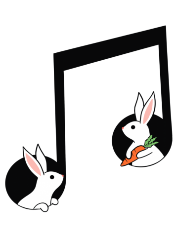 Animals music rabbits
