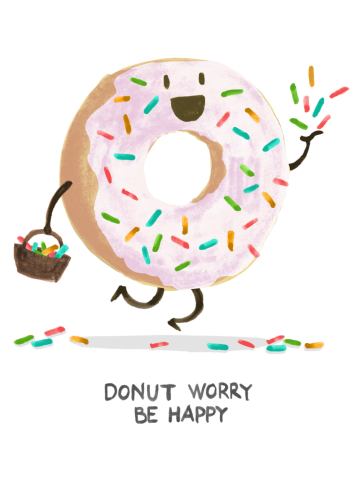 As happy as a donut