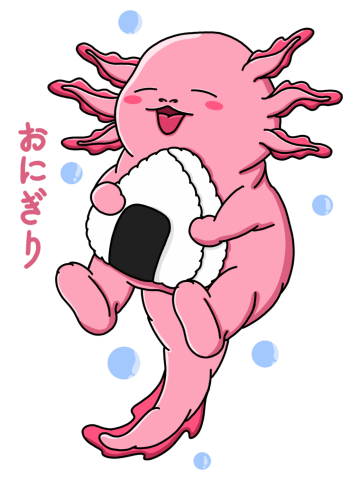 Axolotl Onigiri
