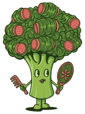 BROCCOLI AND CURLERS