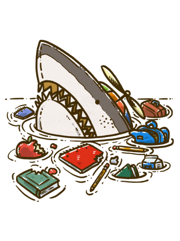 Back to School Shark