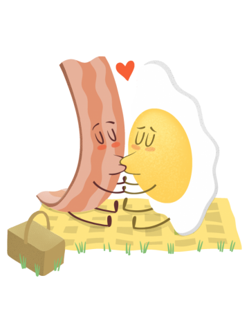 Bacon & Egg in Love