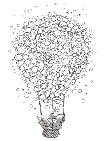 Balão Bolhas