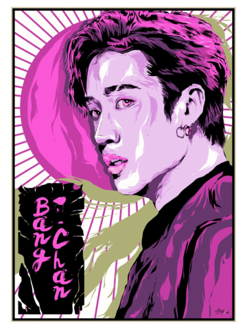Bang Chan Stray Kids by Drewafro