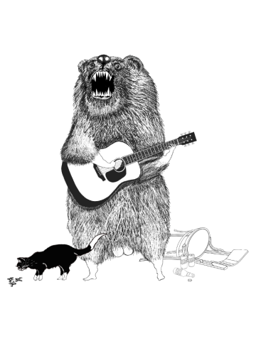 Bare Naked Bear Musician