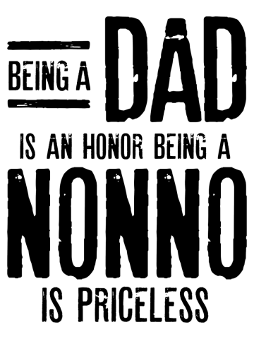 Being A Dad Is An Honor Being A Nonno Is Priceless