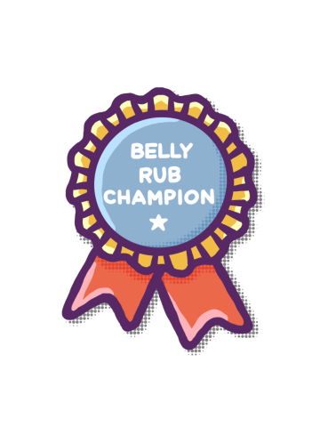 Belly rub champion