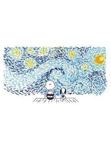 Best Friends Van Gogh Starry