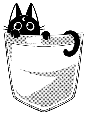 Black Cat Anime Pocket 