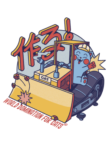 Blue-Collar Cat Cat Tractor