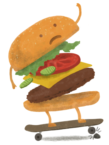 Burger Wipeout