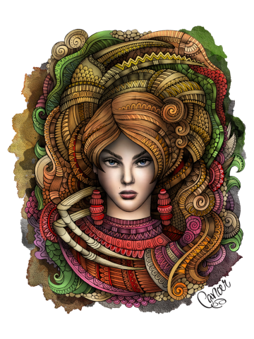 CANCER Zodiac Ethnic Girl