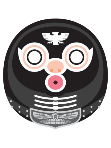 CLASSIC VINTAGE RETRO HENCEMAN DARUMA (WISHING VERSION) // SUPADARUMA