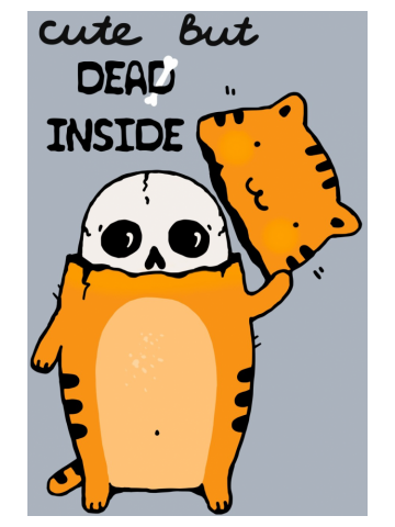 CUTE BUT DEAD INSIDE