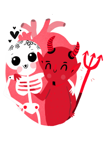Calaveras y diablitos