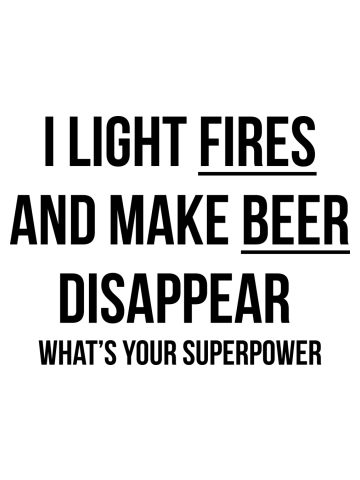 Camping T Shirt I Light Fires And Make Beer Disappear Humor